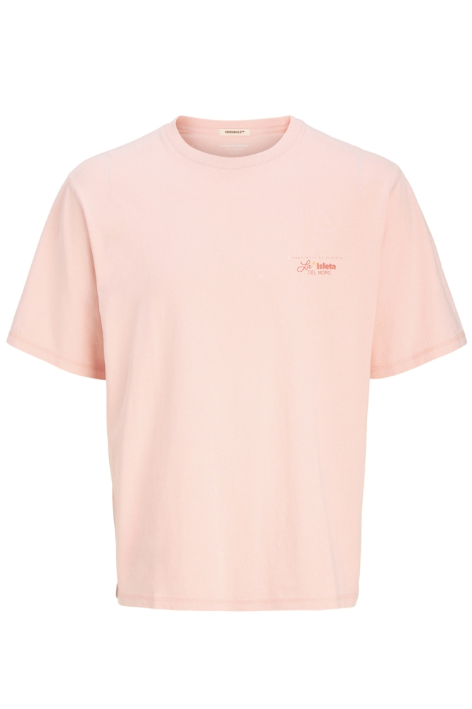 JORALMERIA WORLD TEE SS CREW NECK 12276785 TICKLED PINK